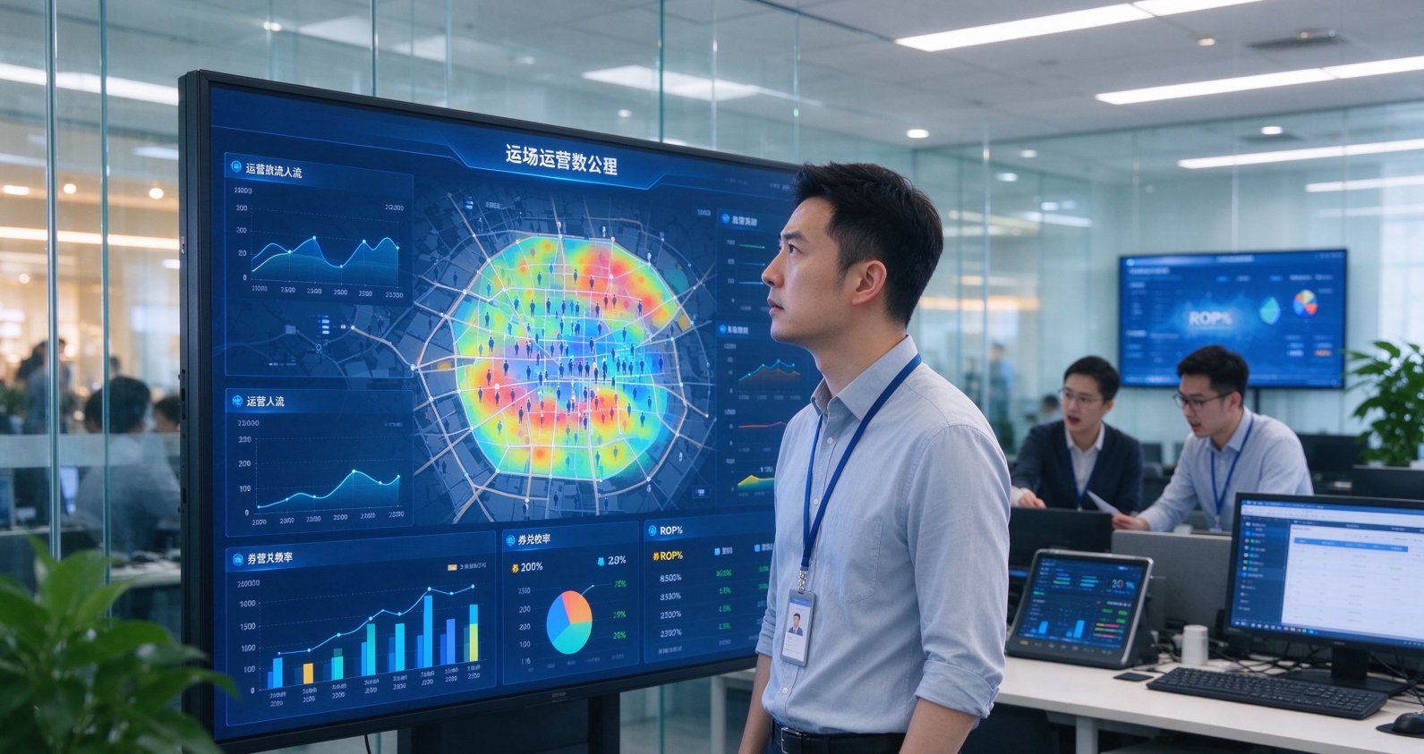AI数据洞察系统:把ERP、CRM、物业、POS四端数据,变成商场实时的经营决策
